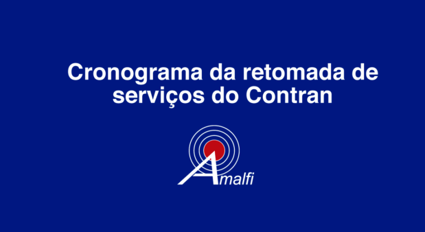 Cronograma da retomada de serviços do Contran